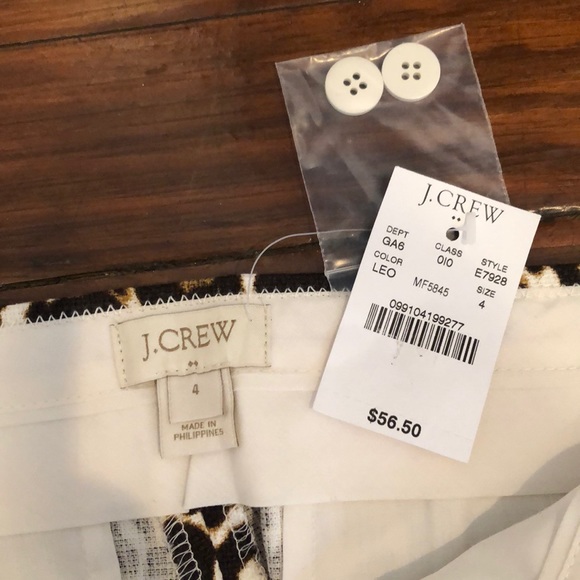 J crew leopard shorts - Picture 2 of 2